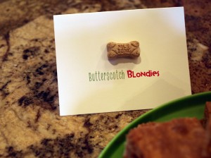 blondies butterscotch puppy party pb chow served powdered yummy sugar mix chocolate