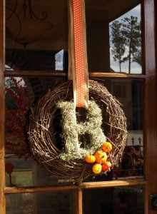 Fall Letter Wreath